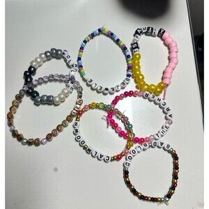 Taylor Swift bracelets from concert